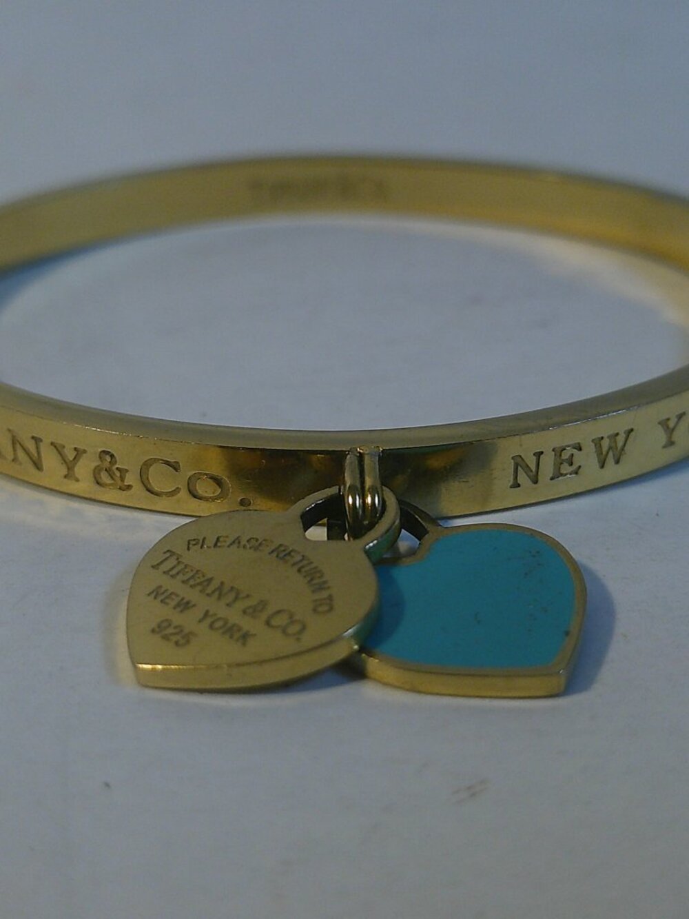 Tiffany & Co Return to Tiffany Heart Tag Bangle Bracelet 925 - SB6 D3